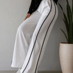 شلوار بگ نوار دوزی شده گلکسی