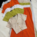 ست کبریتی کراپ و دامن